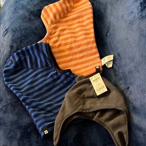 Colorful Striped Kids Balaclava Set